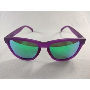 goodr Gardening With a Kraken Purple Sunglasses Green Mirrored Lens Polarized